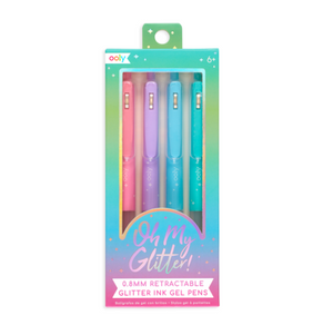 Třpytivé gelové fixy, sada 4 ks – Oh My Glitter