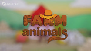 Magnetické kostky – Farm Animals 25 dílků