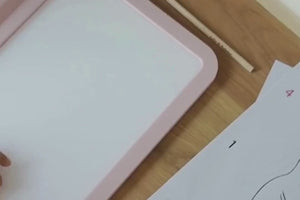 KidyDraw Pro – LED tabulka na psaní a kreslení pro děti - Fashion Edition
