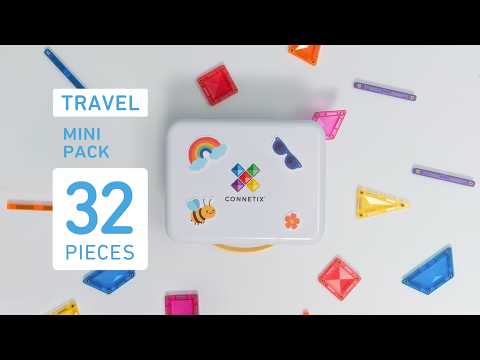 Magnetické stavebnice – Travel Mini Pack, 32 dílů