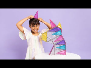 Magnetické kostky – Glitter Unicorn Pack 56 dílků