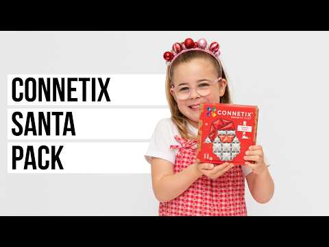 Magnetická stavebnice - Christmas Santa Pack, 17 dílů (od 3 let)