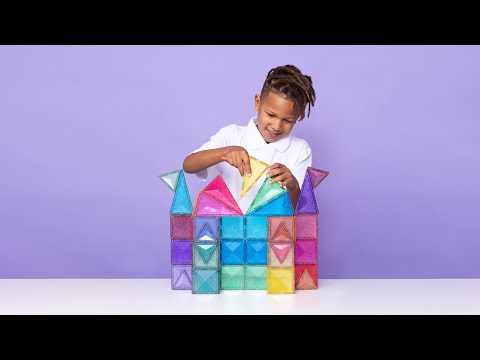 Magnetické kostky – Glitter Castle Pack 48 dílků