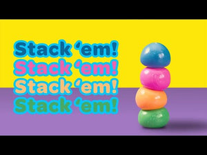 Senzorické mačkací míčky – Globbles (6 ks)