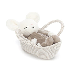 Plüschmaus im Korb – Rock-a-Bye 19 cm - Tublu.de
