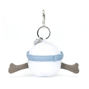 Schlüsselanhänger – fröhlicher Golfball 12 cm - Tublu.de