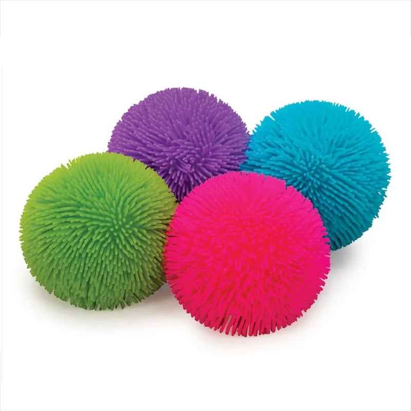 Lila sensorische Knete für Kinder in Form einer weichen, stacheligen Ballform für taktile Stimulation