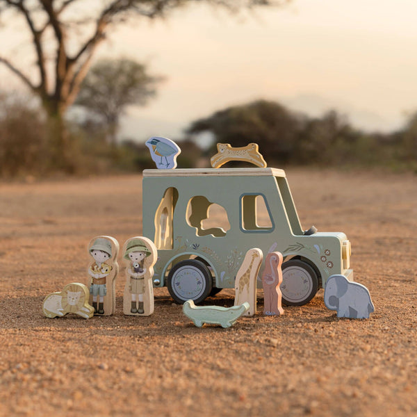 Řadící autíčko - Safari Friends