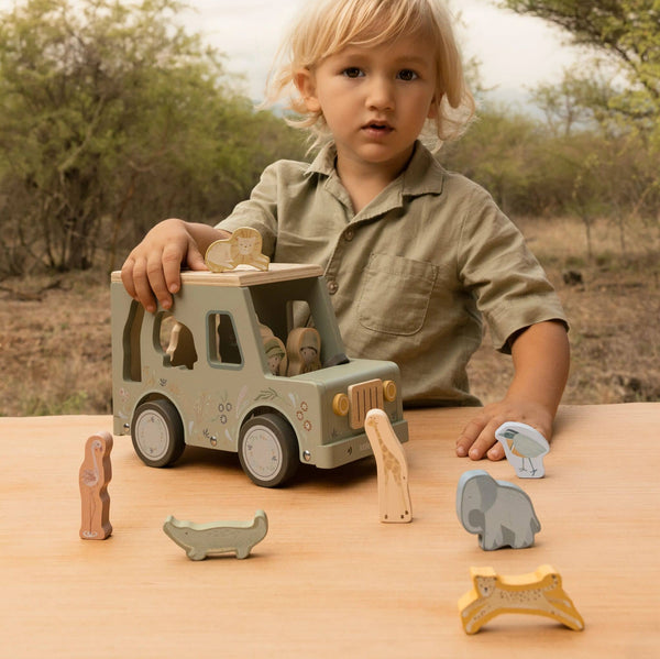 Řadící autíčko - Safari Friends