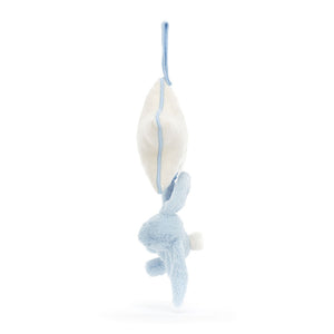 Spieluhr mit Häschen und Stern – Hellblau 30 cm - Tublu.de