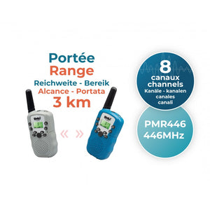 Vysílačky pro děti - Dosah 3 km